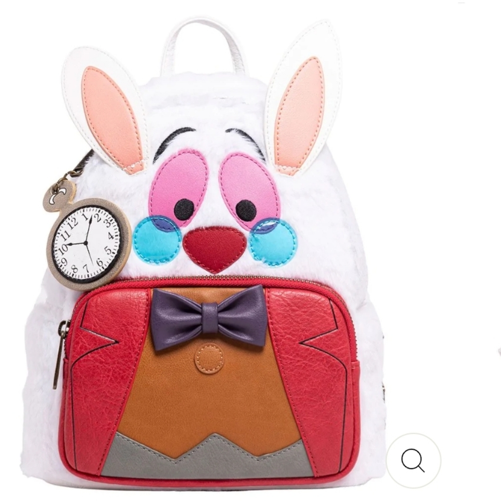 Loungefly NWT rabbit fur mini backpack